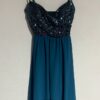 Abito lungo verde - Tulle e paillettes
