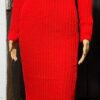 ABITO - ROSSO IN LANA - Tg. "S" / "M"